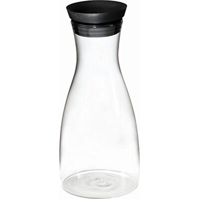 APS 10766 glazen karaf met automatisch deksel 1 liter diameter 9,5 x 29 cm, zwart APS 10766 glazen karaf met automatisch deksel 1 liter diameter 9,5 x 29 cm, zwart