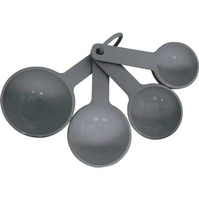 KitchenAid Set de Cuillères à Mesurer 5 Pièces Gris Anthracite KitchenAid Set de Cuillères à Mesurer 5 Pièces Gris Anthracite