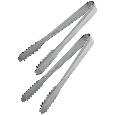 FMprofessional FM Professional 21540 ijsblokjestang, keukentang, roestvrijstalen tang, keukengerei, roestvrij staal, 19 cm FMprofessional FM Professional 21540 ijsblokjestang, keukentang, roestvrijstalen tang, keukengerei, roestvrij staal, 19 cm