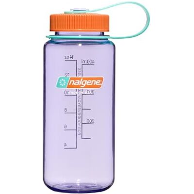 Nalgene Sustain Tritan Waterfles, BPA-vrij, gemaakt van materialen van 50% plastic afval, 473,6 g, brede opening, amethist Nalgene Sustain Tritan Waterfles, BPA-vrij, gemaakt van materialen van 50% plastic afval, 473,6 g, brede opening, amethist
