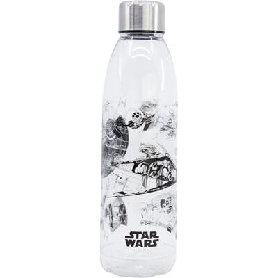 Stor Star Wars Drinkfles, herbruikbaar, 980 ml, Tritan, BPA-vrij, waterdicht, lekvrij, voor sport, school, fitnessstudio, wandelen Stor Star Wars Drinkfles, herbruikbaar, 980 ml, Tritan, BPA-vrij, waterdicht, lekvrij, voor sport, school, fitnessstudio, wandelen