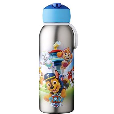 Mepal Campus CPLG isoleerfles flip-up thermosfles voor kinderen roestvrijstalen fles 4 uur warm en 12 uur koud BPA-vrij 350 ml Paw Patrol Pups Mepal Campus CPLG isoleerfles flip-up thermosfles voor kinderen roestvrijstalen fles 4 uur warm en 12 uur koud BPA-vrij 350 ml Paw Patrol Pups