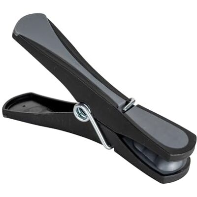 WENKO Bolt Wasknijpers, extra lang, 8 cm, spanwijdte 4 cm, antislip rubber van gerecycled kunststof, zwart, afmetingen 8 x 4 x 1,7 cm, 24 stuks WENKO Bolt Wasknijpers, extra lang, 8 cm, spanwijdte 4 cm, antislip rubber van gerecycled kunststof, zwart, afmetingen 8 x 4 x 1,7 cm, 24 stuks