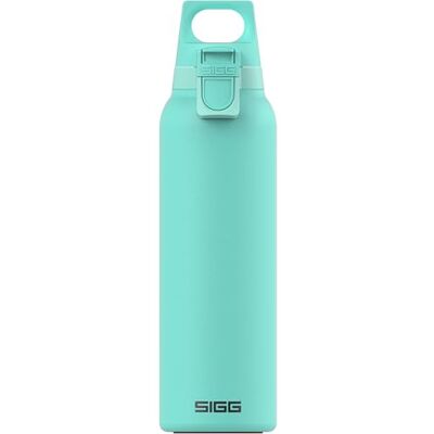 Sigg Hot & Cold One Light Glacier Thermosdrinkfles (0,55 l), vrij van schadelijke stoffen en geïsoleerde drinkfles, met één hand bedienbare thermosfles van 18/8 roestvrij staal Sigg Hot & Cold One Light Glacier Thermosdrinkfles (0,55 l), vrij van schadelijke stoffen en geïsoleerde drinkfles, met één hand bedienbare thermosfles van 18/8 roestvrij staal