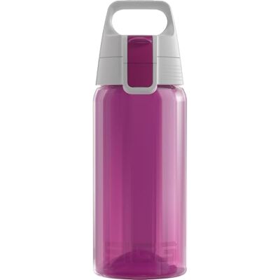 Sigg Viva One Berry drinkfles voor kinderen (0,5 l), kleine fles, BPA- en oplosmiddelvrij, transparante fles, milieuvriendelijke drinkfles, eenvoudig te gebruiken Sigg Viva One Berry drinkfles voor kinderen (0,5 l), kleine fles, BPA- en oplosmiddelvrij, transparante fles, milieuvriendelijke drinkfles, eenvoudig te gebruiken