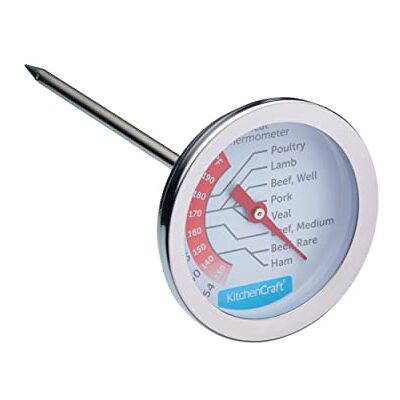 KitchenCraft Roestvrijstalen thermometer KitchenCraft Roestvrijstalen thermometer