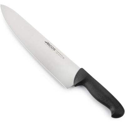 Arcos Series 2900 – Messen du Chefmesser – lemmet van roestvrij staal nitrum 300 mm – handvat polypropyleen kleur: zwart Arcos Series 2900 – Messen du Chefmesser – lemmet van roestvrij staal nitrum 300 mm – handvat polypropyleen kleur: zwart