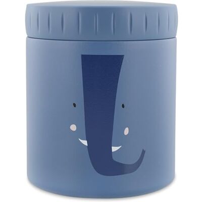 Trixie Geïsoleerde voedselpot Mrs. Elephant 350 ml lekvrij en draagbaar houdt levensmiddelen warm of koud roestvrij staal lunchcontainer voor kinderen Trixie Geïsoleerde voedselpot Mrs. Elephant 350 ml lekvrij en draagbaar houdt levensmiddelen warm of koud roestvrij staal lunchcontainer voor kinderen