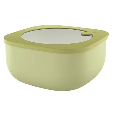 Guzzini Kitchen Active Design, STORE&MORE BIO, luchtdichte lage box voor koelkast/vriezer/magnetron (L) avocadogroen, 19,5 x 19,5 x h9,3 cm 1900 cc 170721253 Guzzini Kitchen Active Design, STORE&MORE BIO, luchtdichte lage box voor koelkast/vriezer/magnetron (L) avocadogroen, 19,5 x 19,5 x h9,3 cm 1900 cc 170721253