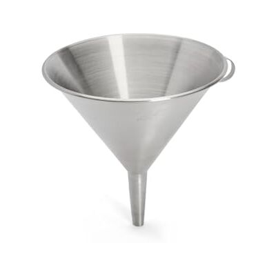 DE BUYER -3356.12N trechter roestvrij staal zonder filter ø 12 cm, zilver DE BUYER -3356.12N trechter roestvrij staal zonder filter ø 12 cm, zilver