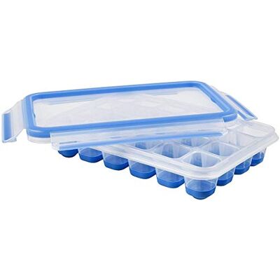 Emsa 517389 ijsblokjesbox, kunststof, blauw, 22,5 x 16,3 x 5,8 cm Emsa 517389 ijsblokjesbox, kunststof, blauw, 22,5 x 16,3 x 5,8 cm