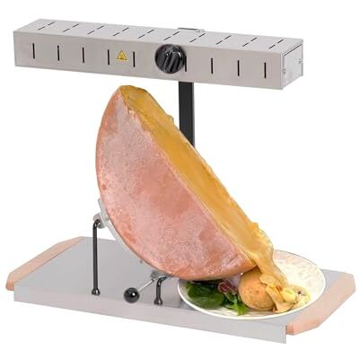 Louis Tellier Alpage® Signature Inox Raclette Maat geschikt voor elk deel van de slijpsteen 6 tot 8 personen In hoogte verstelbare verwarmingshelling veiligheidsschakelaar 230V Louis Tellier Alpage® Signature Inox Raclette Maat geschikt voor elk deel van de slijpsteen 6 tot 8 personen In hoogte verstelbare verwarmingshelling veiligheidsschakelaar 230V