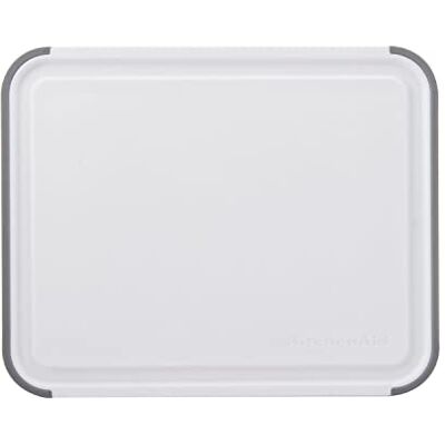 KitchenAid Classic Planche à découper antidérapante en polypropylène avec trenche périmétrique 35 x 28 cm KitchenAid Classic Planche à découper antidérapante en polypropylène avec trenche périmétrique 35 x 28 cm