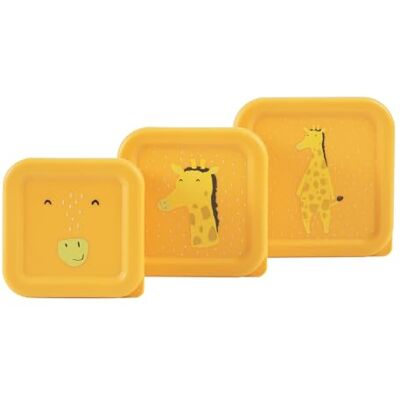 Trixie Set van 3 broodtrommels Mr Giraffe Trixie Set van 3 broodtrommels Mr Giraffe