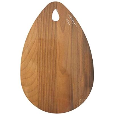 Fackelmann 521765 kleine snijplank, ovaal, snijplank, keukenplank, hout, bruin, 21 x 12 cm Fackelmann 521765 kleine snijplank, ovaal, snijplank, keukenplank, hout, bruin, 21 x 12 cm