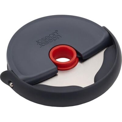 Joseph Joseph Compacte pizzasnijder met roestvrijstalen lemmet, grijs/rood Joseph Joseph Compacte pizzasnijder met roestvrijstalen lemmet, grijs/rood