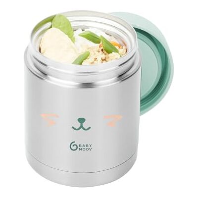 Babymoov EAT'S ISY Thermosbox met dubbelwandig roestvrij staal, 350 ml, 100% luchtdicht, gemakkelijk te reinigen en mee te nemen Babymoov EAT'S ISY Thermosbox met dubbelwandig roestvrij staal, 350 ml, 100% luchtdicht, gemakkelijk te reinigen en mee te nemen