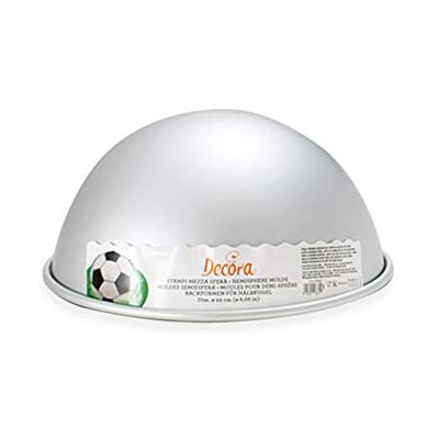 Decora 0062955 halve bolvorm van geanodiseerd aluminium Ø 20 x H 11 cm Decora 0062955 halve bolvorm van geanodiseerd aluminium Ø 20 x H 11 cm