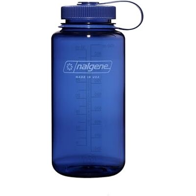 Nalgene Lekvrije BPA-vrije Tritan-waterfles met brede hals, 946 ml, gemaakt in de VS voor buiten en dagelijks gebruik Nalgene Lekvrije BPA-vrije Tritan-waterfles met brede hals, 946 ml, gemaakt in de VS voor buiten en dagelijks gebruik