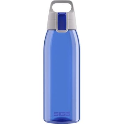 Sigg Total Color Blue Herbruikbare drinkfles (1 liter), waterdichte waterfles, vrij van schadelijke stoffen, Tritan kunststof drinkfles, lichte en zeer robuuste drinkfles Sigg Total Color Blue Herbruikbare drinkfles (1 liter), waterdichte waterfles, vrij van schadelijke stoffen, Tritan kunststof drinkfles, lichte en zeer robuuste drinkfles