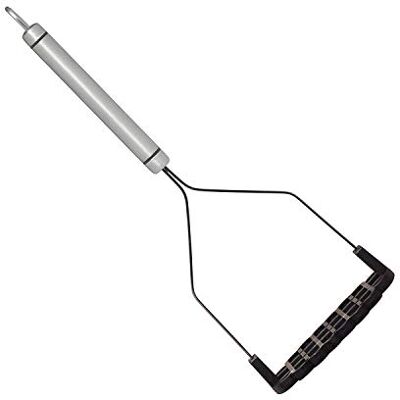 KitchenCraft Kitchen Craft Professionele aardappelstamper van roestvrij staal met lang ovaal handvat KitchenCraft Kitchen Craft Professionele aardappelstamper van roestvrij staal met lang ovaal handvat
