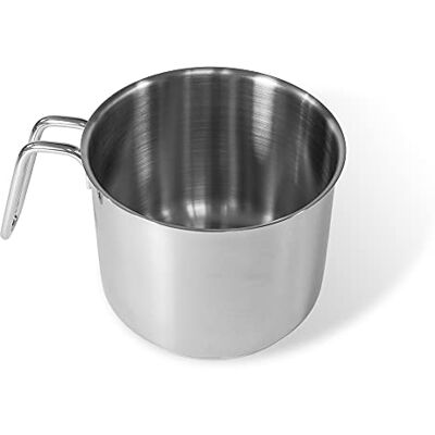 Moneta Allegro Bollimelk, 12 cm, roestvrij staal, voor alle warmtebronnen, 1,3 l Moneta Allegro Bollimelk, 12 cm, roestvrij staal, voor alle warmtebronnen, 1,3 l