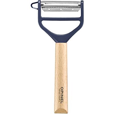 OPINEL T-Duo dunschiller van blauw hout voor het schillen van groenten en het bereiden van Juliennes 254619 OPINEL T-Duo dunschiller van blauw hout voor het schillen van groenten en het bereiden van Juliennes 254619