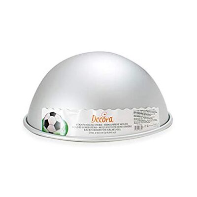 Decora 0062954 halve bolvorm van geanodiseerd aluminium Ø 15 x H 7,5 cm Decora 0062954 halve bolvorm van geanodiseerd aluminium Ø 15 x H 7,5 cm