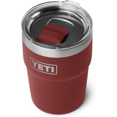 YETI Rambler stapelbare beker, hertenrood, 16 oz / 473 ml Roestvrijstalen koffiemok met MagSlider deksel (niet lekvrij) thermobeker om dranken warm te houden YETI Rambler stapelbare beker, hertenrood, 16 oz / 473 ml Roestvrijstalen koffiemok met MagSlider deksel (niet lekvrij) thermobeker om dranken warm te houden