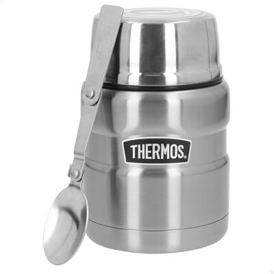 Thermos 4001205047 Roestvrije King Voedselcontainer 0,47 Liter, Mat Roestvrij Staal Thermos 4001205047 Roestvrije King Voedselcontainer 0,47 Liter, Mat Roestvrij Staal