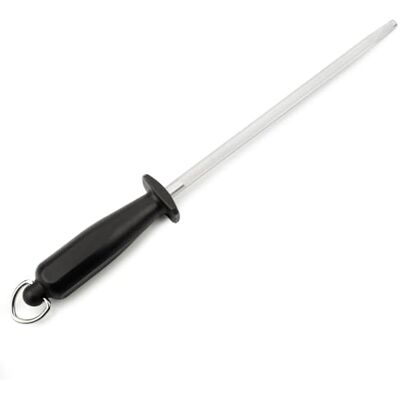 Arcos Chairas-serie Handslijpgeweer 230 mm behuizing van verchroomd koolstofstaal zwart polypropyleen handvat Arcos Chairas-serie Handslijpgeweer 230 mm behuizing van verchroomd koolstofstaal zwart polypropyleen handvat
