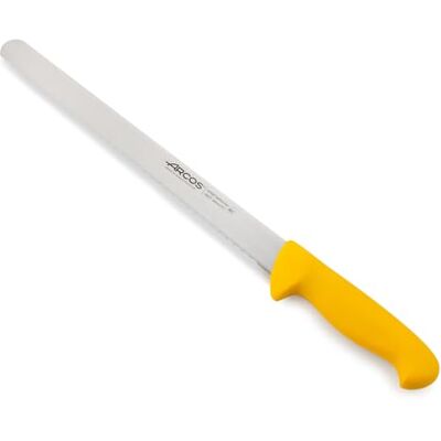 Arcos Serie 2900 – taartmes – lemmet van roestvrij staal nitrum 300 mm – handvat van polypropyleen kleur geel Arcos Serie 2900 – taartmes – lemmet van roestvrij staal nitrum 300 mm – handvat van polypropyleen kleur geel