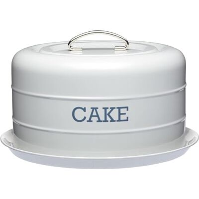 KitchenCraft Living Nostalgia Luchtdichte Taart Opbergtje/Cake Dome, 28,5 x 18 cm Frans Grijs KitchenCraft Living Nostalgia Luchtdichte Taart Opbergtje/Cake Dome, 28,5 x 18 cm Frans Grijs