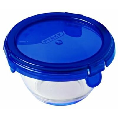 Pyrex Cook & go Ronde glazen doos deksel 0,2 l/Ø 11 cm Koken in de oven, bewaren en meenemen Pyrex Cook & go Ronde glazen doos deksel 0,2 l/Ø 11 cm Koken in de oven, bewaren en meenemen