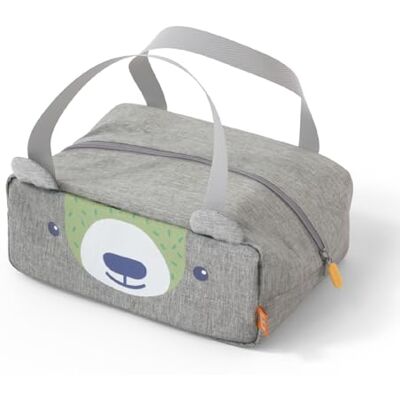 monbento Koeltas voor kinderen, Wonder Travel groen Bear Geïsoleerde lunchtas voor het vervoer van de lunchbox, dienblad met vakken Wonder plat Ideaal voor lunch/snack in dweil Groen monbento Koeltas voor kinderen, Wonder Travel groen Bear Geïsoleerde lunchtas voor het vervoer van de lunchbox, dienblad met vakken Wonder plat Ideaal voor lunch/snack in dweil Groen