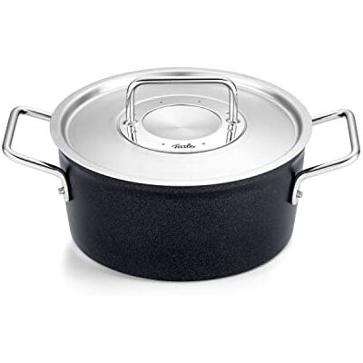 Fissler Adamant Aluminium braadpan (diameter 20 cm, 2,7 l) met metalen coating, anti-aanbaklaag, inductie Fissler Adamant Aluminium braadpan (diameter 20 cm, 2,7 l) met metalen coating, anti-aanbaklaag, inductie