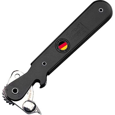 Westmark Blikopener, met flesopener, lengte: 16,2 Cm, Staal, Columbus, Kleuren: zwart/rood/zilver, 10252270 Westmark Blikopener, met flesopener, lengte: 16,2 Cm, Staal, Columbus, Kleuren: zwart/rood/zilver, 10252270