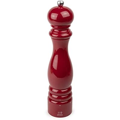 Peugeot Paris u'Select zoutmolen 30 cm 6 maalinstellingen Innovatie zout ijs, zirkoniummechanisme Van hout met PEFC-label Gemaakt in Frankrijk Kleur: Passierood gelakt Peugeot Paris u'Select zoutmolen 30 cm 6 maalinstellingen Innovatie zout ijs, zirkoniummechanisme Van hout met PEFC-label Gemaakt in Frankrijk Kleur: Passierood gelakt