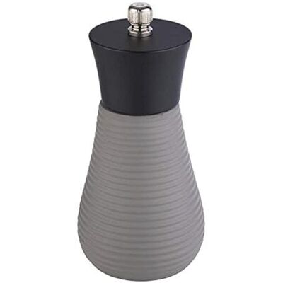 APS Zoutmolen "Element", hoogwaardige zoutdispenser met roestvrijstalen molen en houten deksel, maalgraad is traploos verstelbaar 7,5 x 15,5 cm APS Zoutmolen "Element", hoogwaardige zoutdispenser met roestvrijstalen molen en houten deksel, maalgraad is traploos verstelbaar 7,5 x 15,5 cm