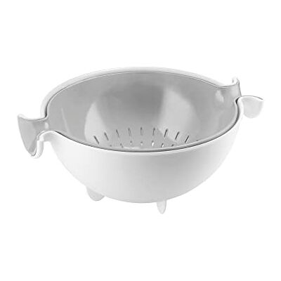 Guzzini Kitchen Active Design, SPIN&DRAIN 29250033 vuilnisemmerset met container grijs, 30 x 25 x 12,5 cm Guzzini Kitchen Active Design, SPIN&DRAIN 29250033 vuilnisemmerset met container grijs, 30 x 25 x 12,5 cm
