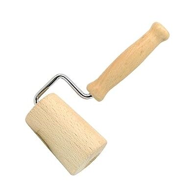 Fackelmann 31063 Fair deegroller Hout Beige 17 x 8 cm Fackelmann 31063 Fair deegroller Hout Beige 17 x 8 cm