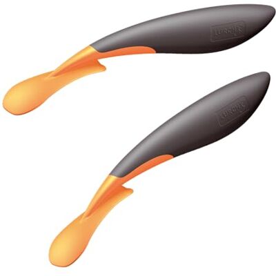 Lurch 510047 Sinaasappelschiller set van 2 met nylon lemmet voor het eenvoudig schillen van sinaasappels Lurch 510047 Sinaasappelschiller set van 2 met nylon lemmet voor het eenvoudig schillen van sinaasappels