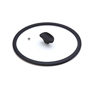 Moneta Gehard plat deksel met siliconen rand 30 cm, glas Moneta Gehard plat deksel met siliconen rand 30 cm, glas