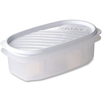 TATAY Voedselcontainer, kunststof, 0,5 l, Top Flex, 18,4 x 9,7 x 6,1 cm TATAY Voedselcontainer, kunststof, 0,5 l, Top Flex, 18,4 x 9,7 x 6,1 cm
