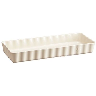 Emile Henry EH026034 Tourtière Rectangulaire Longue, Céramique, Beige Argile, 36, 5 x 15 x 5 cm Emile Henry EH026034 Tourtière Rectangulaire Longue, Céramique, Beige Argile, 36, 5 x 15 x 5 cm