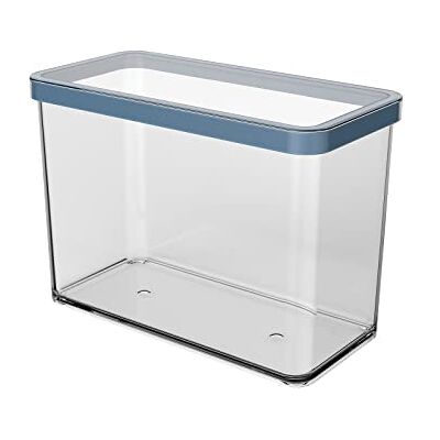 Rotho Loft voorraaddoos deksel, voedselveilige kunststof (PP) BPA-vrij, transparant/blauw, 2,1 l, 2,1 l (20 x 10 x 14,2 cm) Rotho Loft voorraaddoos deksel, voedselveilige kunststof (PP) BPA-vrij, transparant/blauw, 2,1 l, 2,1 l (20 x 10 x 14,2 cm)