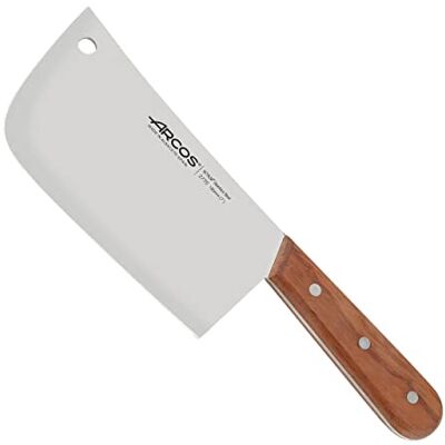 Arcos Serie Atlantico – hakmes – lemmet van roestvrij staal nitrum 180 mm 380 g – handvat Jatoba hout bruin Arcos Serie Atlantico – hakmes – lemmet van roestvrij staal nitrum 180 mm 380 g – handvat Jatoba hout bruin
