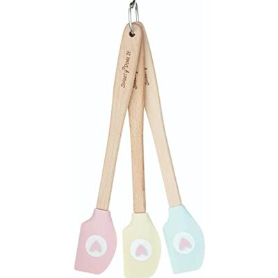 KitchenCraft Sweet Does IT Mini-spatel van siliconen, 3 stuks KitchenCraft Sweet Does IT Mini-spatel van siliconen, 3 stuks