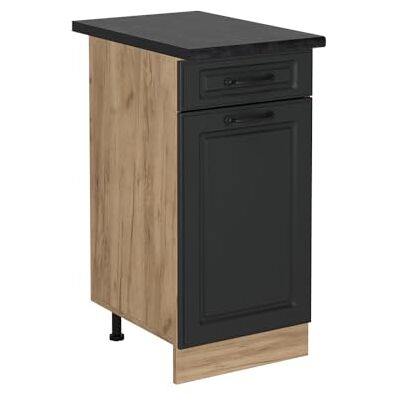 Vicco Keukenkast "R-Line", landantraciet, 40 cm PT antraciet, voor vrije combinatie in modulaire keukensystemen Vicco Keukenkast "R-Line", landantraciet, 40 cm PT antraciet, voor vrije combinatie in modulaire keukensystemen