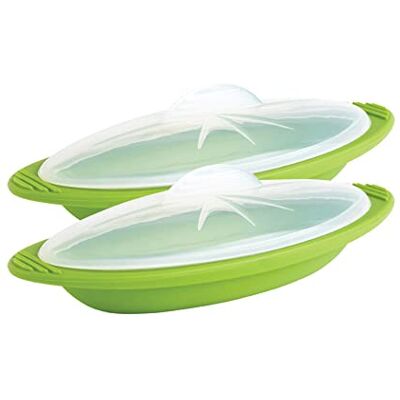 mastrad 2 stuks minutenvlinders – flexibel en anti-aanbaklaag – beschermt de voedingsstoffen van je levensmiddelen – gezond koken – geschikt voor oven en magnetron – BPA-vrije siliconen – inhoud 360 ml mastrad 2 stuks minutenvlinders – flexibel en anti-aanbaklaag – beschermt de voedingsstoffen van je levensmiddelen – gezond koken – geschikt voor oven en magnetron – BPA-vrije siliconen – inhoud 360 ml